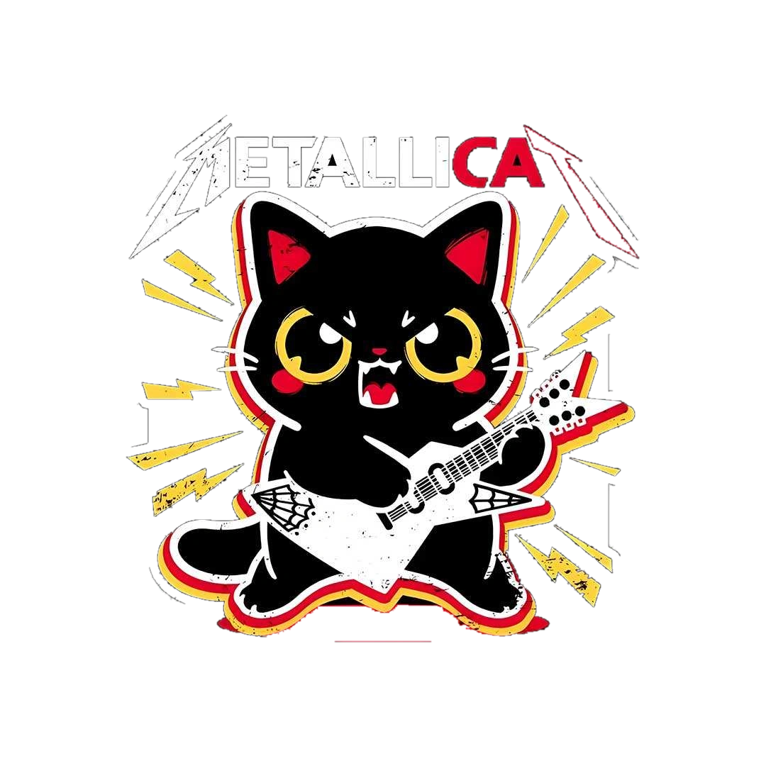 Metallicat Sticker